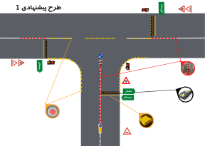 ارائه طرح دو بعدی ترافیکی