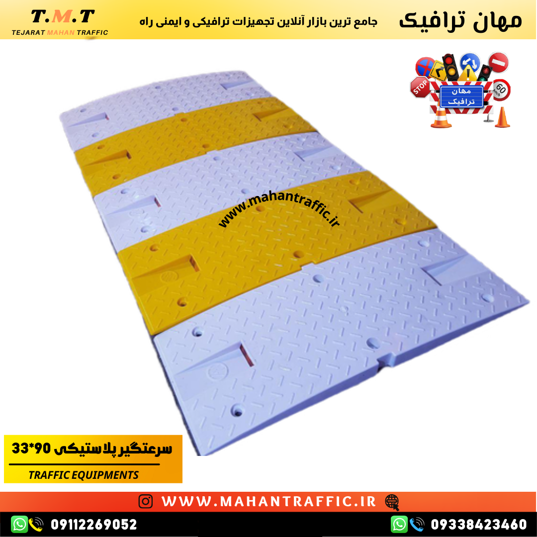  استفاده از سرعت‌گیر برای جلوگیری از تصادفات ناشی از سرعت زیاد 