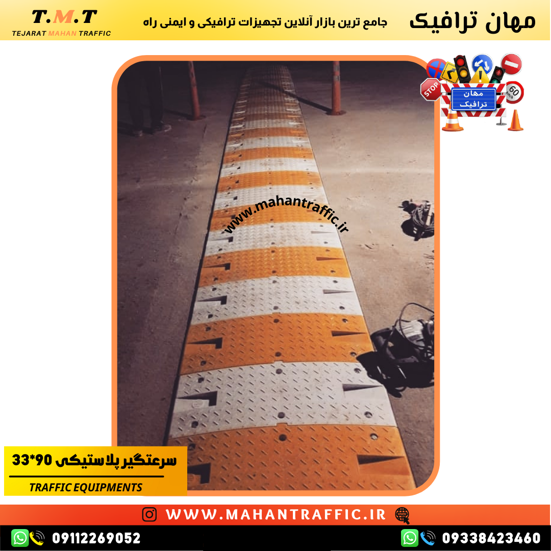  سرعت‌گیر مهان ترافیک در مناطق پرتردد برای افزایش کنترل و ایمنی رانندگی 